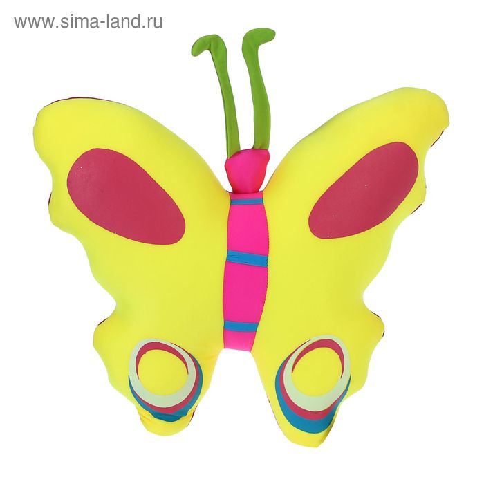 Мягкая игрушка-антистресс "Бабочка с усиками", цвета МИКС - Фото 1