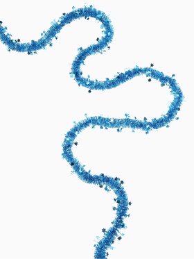 Мишура новогодняя «Зимнее волшебство. Галактика», звёзды, d=3 см, 200 см, МИКС 2371109