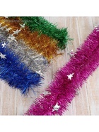 Мишура новогодняя «Зимнее волшебство. Аквамарин», звёзды, d=8.5 см, 200 см, МИКС - Фото 8