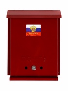 Ящик почтовый с замком, вертикальный, «Почта», бордовый - Фото 17