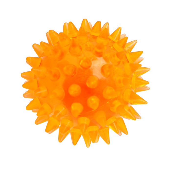 Мяч «Ёжик», световой, цвета МИКС - Фото 1