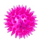 Мяч «Ёжик», световой, матовый, цвета МИКС - Фото 1