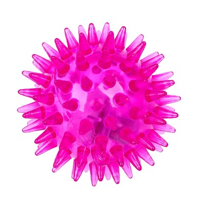 Мяч «Ёжик», световой, матовый, цвета МИКС