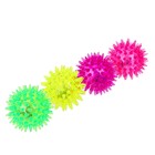 Мяч «Ёжик», световой, матовый, цвета МИКС - Фото 2