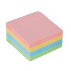 Блок с липким краем, 76×76 мм, 400 листов, пастель, 4 цвета - Фото 2