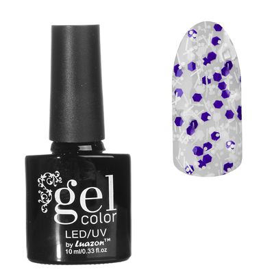 Гель-лак для ногтей 3-х фазный LED/UV с камифубуки10мл 05-08 фиолетовый