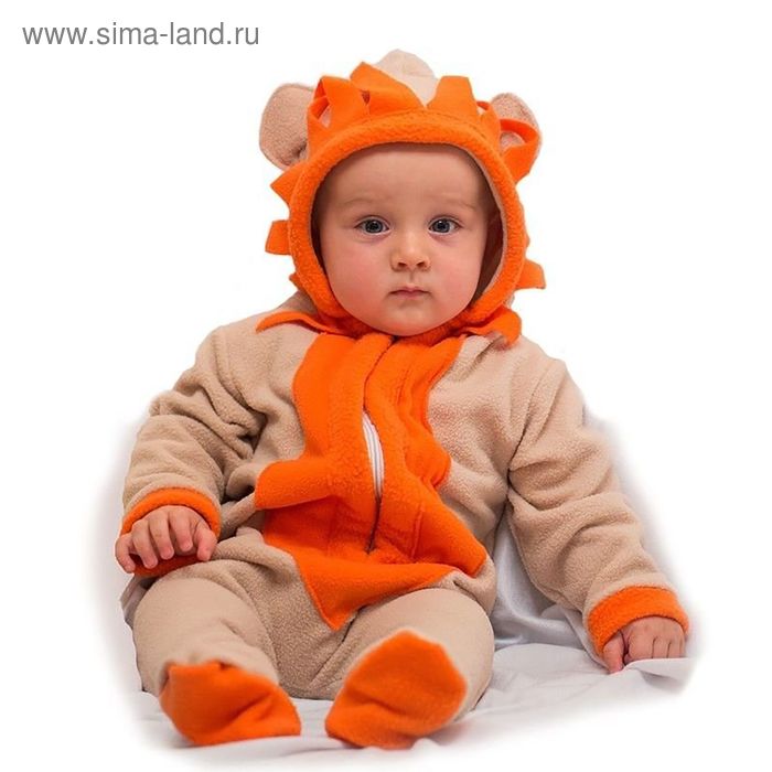Карнавальный костюм "Малышка Львенок", комбинезон, 6-9 мес, рост 75 см - Фото 1
