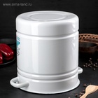 Мантоварка - позница, 12 л, 4 вставки, эмалированная, цилиндрическая, белая, рисунок МИКС - Фото 12