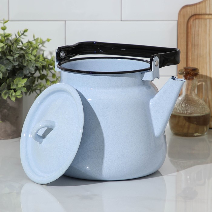 Чайник, 3,5 л, индукция, цвет серо-голубой - фото 1880334844