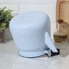 Чайник, 3.5 л, эмалированная сталь, серо-голубой - Фото 3