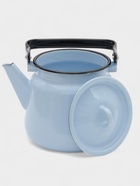 Чайник, 3.5 л, эмалированная сталь, серо-голубой - Фото 7