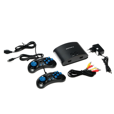 Игровая приставка Sega Магистр Titan 2, 16-bit, 400 игр, 2 геймпада