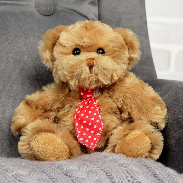 Мягкая игрушка "Медвежонок в галстуке", 15 см, МИКС - Фото 1