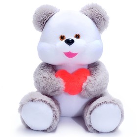 Мягкая игрушка «Медведь», с сердцем, МИКС