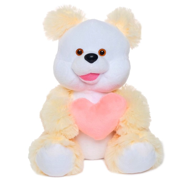 Мягкая игрушка «Медведь», с сердцем, МИКС - фото 1887729424