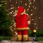 Дед Мороз "С мешком и лыжами" 30 см - фото 3803068