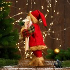 Дед Мороз под ёлку «Зимнее волшебство. С мешком и лыжами», 30 см - Фото 4