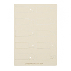 Чипборд картон "Цифры-бирки (3)" толщ.0,9-1,15 мм, р-р каждой цифры 1,5х0,5 см - Фото 2