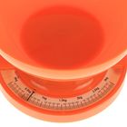 Весы кухонные Luazon, механические, до 3 кг, чаша 1 л, оранжевые - Фото 2