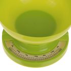 Весы кухонные Luazon, механические, до 3 кг, чаша 1 л, зелёные - Фото 2