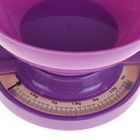 Весы кухонные Luazon, механические, до 3 кг, чаша 1 л, фиолетовые - Фото 2