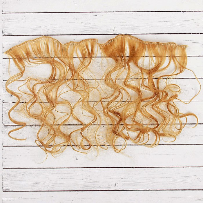 Волосы - тресс для кукол «Кудри» длина волос: 40 см, ширина: 50 см, №27 - фото 1905415902