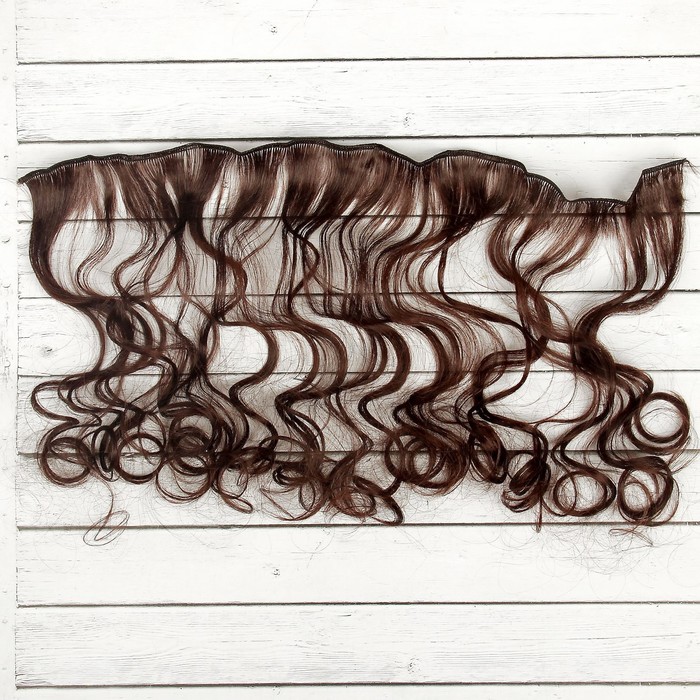 Волосы - тресс для кукол «Кудри» длина волос: 40 см, ширина: 50 см, №6А - фото 1905415915