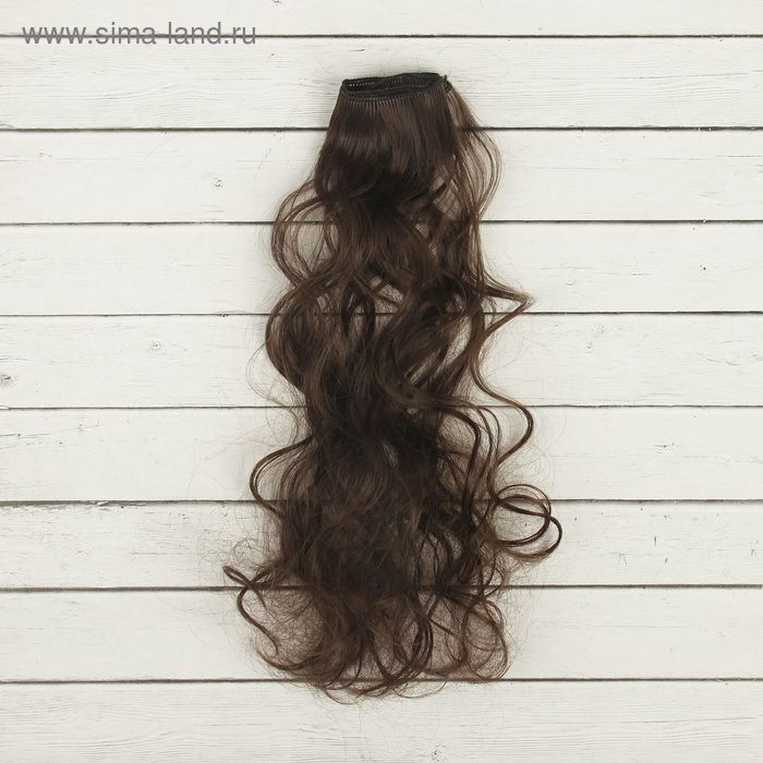 Волосы - тресс для кукол «Кудри» длина волос: 40 см, ширина:50 см, №4А - Фото 1