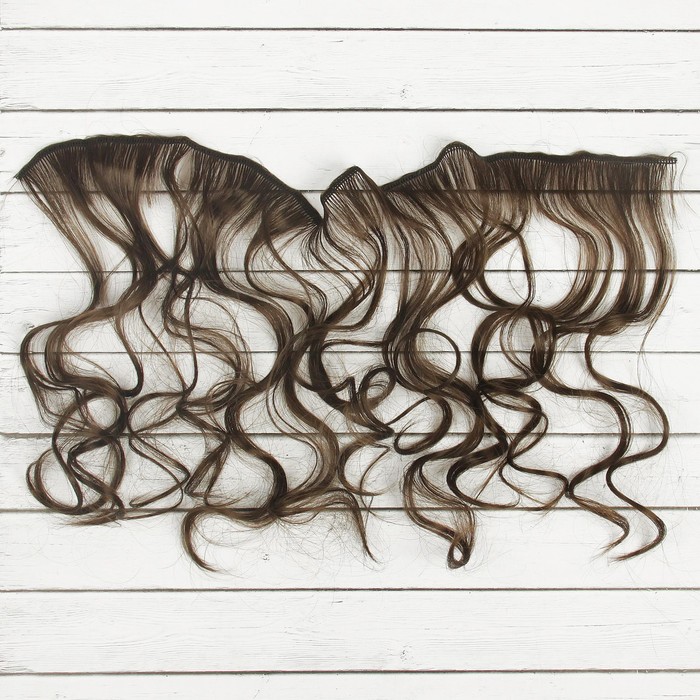 Волосы - тресс для кукол «Кудри» длина волос: 40 см, ширина: 50 см, №8 - фото 1905415933