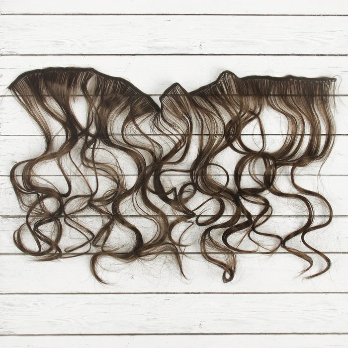 Волосы - тресс для кукол «Кудри» длина волос: 40 см, ширина: 50 см, №8 - фото 1905415934