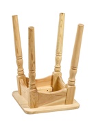 Табурет для бани и сада «Классика», 45×30×30 см, дерево, «Добропаровъ» 2554894