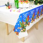 Скатерть «С Новым Годом», зверята, 180х137см - Фото 1