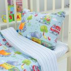 Детское постельное бельё "Крошка Я" бейби Город 147*112 см, 60*120 + 20 см, 40*60 см 100%хл, бязь 125г - Фото 2