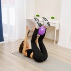 Мяч для йоги и пилатеса Sangh, d=25 см, 100 г, фиолетовый - Фото 7