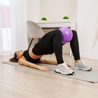 Мяч для йоги и пилатеса Sangh, d=25 см, 100 г, фиолетовый - Фото 8