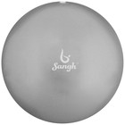 Мяч для йоги и пилатеса Sangh, d=25 см, 100 г, цвет серый - Фото 8