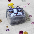 Мягкий кошелёк "Серый котик" - Фото 3