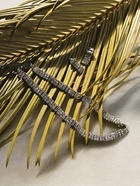 Набор 2 предмета: серьги, чокер «Лёд» три ряда, цвет белый в серебре, 30 см - Фото 5