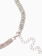 Набор 2 предмета: серьги, чокер «Лёд» три ряда, цвет белый в серебре, 30 см - Фото 8