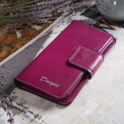 Кошелёк женский на молнии, 2 отдела, отдел для карт, монет, цвет фиолетовый