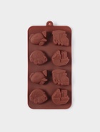 Форма для мармелада и шоколада Доляна «Машинки», силикон, 21×11 см, 8 ячеек (4.3×3.5 см), коричневая - Фото 2