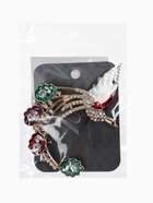 Брошь «Жар-птица с волшебным хвостом», цветная в золоте 2291594