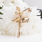 Брошь «Балерина с мячом», цвет разноцветный в золоте - Фото 2