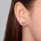 Серьги пусеты QF «Ассорти», 5 пар, настроение, цвет белый в серебре - Фото 5