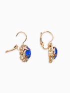 Серьги со стразами «Круг» вечеринка, крупный, миксы - Фото 3