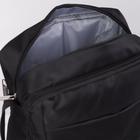 Планшет мужской, 2 наружных кармана, регулируемый ремень, цвет чёрный - Фото 4