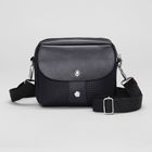 Сумка мужская на пояс, 1 отдел, наружный карман, регулируемый ремень, цвет чёрный - Фото 1