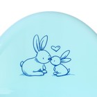 Горшок детский «Кролики», цвет нежно-бирюзовый - Фото 2