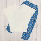 Комплект женский (футболка, бриджи) Рафаэлло цвет васильковый, р-р 44 вискоза - Фото 7
