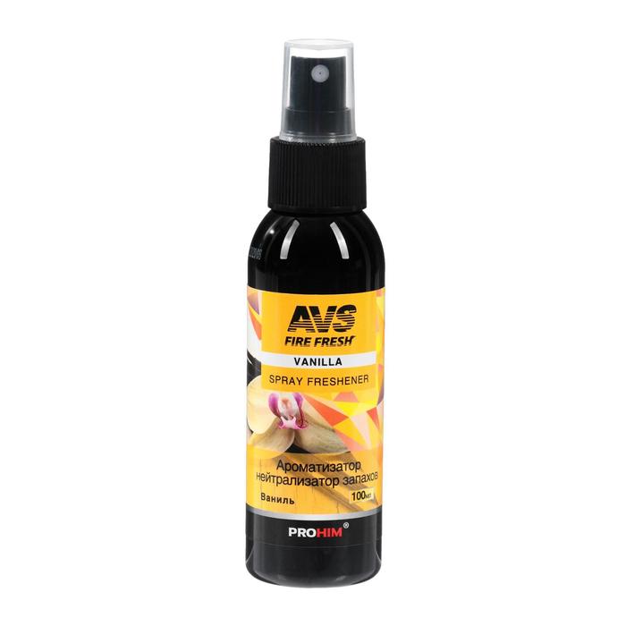 Ароматизатор AVS AFS-001 Stop Smell, ваниль, спрей, 100 мл - Фото 1